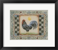 Framed Proud Rooster II