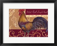Framed Rustic Roosters II