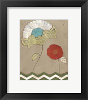 Petal Patterns VI Framed Print