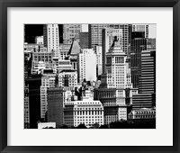 NYC Skyline IX Framed Print