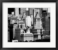 Framed NYC Skyline IX