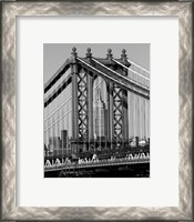 Framed 'Bridges of NYC I' border=