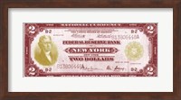 Framed Modern Currency I