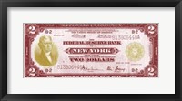 Framed Modern Currency I