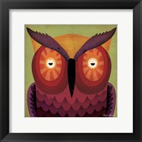 Owl WOW Framed Print