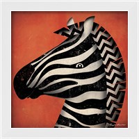 Framed 'Zebra WOW' border=