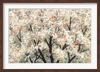 Framed Pear Blossoms in Spring