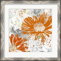 Framed 'Upsy Daisy I' border=