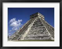 Framed El Castillo Pyramid