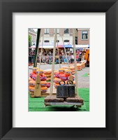 Framed Dutch Cheese Market photograph