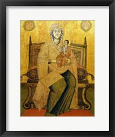 Framed God's Mother On The Throne