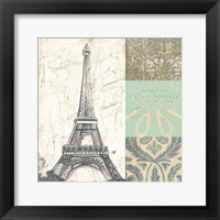 Framed Paris Tapestry I