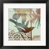 Fanciful Bird I Framed Print