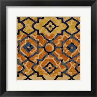 Framed Morocco Tile VI