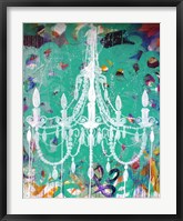 Framed Emerald Chandelier