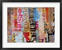 Metro Mix 21 I Framed Print