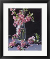 Framed 'Quince & Ruby II' border=