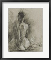 Charcoal Figure Study I Framed Print