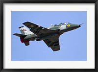 Framed Serbian Air Force Soko G-4 Super Galeb