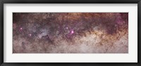 Framed Mosaic of the constellations Scorpius and Sagittarius in the southern Milky Way