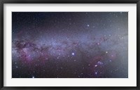 Framed Mosaic of the southern Milky Way from Orion to Vela