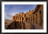 Framed Ancient Roman Amphitheater, El Jem, Tunisia