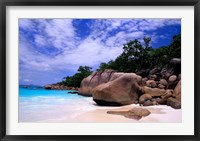 Framed Beach, La Digue in the Seychelle Islands