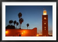 Framed Africa, Morocco, Marrakesh, Koutoubia minaret