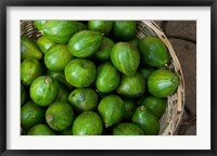 Framed Benin, Ouidah, Produce Market Avocados