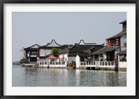 Framed China, Zhujiajiao village, riverfront homes