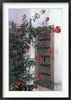 Framed Courtyard with Zellij (Mosaic Tilework), Marrakech, Morocco