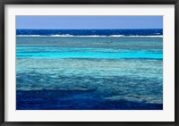 Framed Fisherman, Wooden Boat, Panorama Reef, Red Sea, Egypt