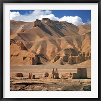 Framed Afghanistan, Bamian Valley, Ancient Architecture