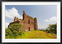Framed Guzara Castle between Gonder and Lake Tana, Ethiopia