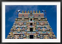 Framed Hindu Temple, Victoria, Mahe Island, Seychelles