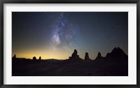 Framed Milky Way over Trona Pinnacles Trona, California