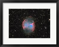 Framed M27 the Dumbbell nebula