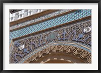 Framed Morocco, Casablanca, Ornate Royal Palace entry