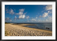 Framed Mauritius, Southern Mauritius, Bel Ombre, beach