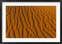 Framed Natural sand patterns, Sahara, Douz, Tunisi, Africa