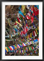 Framed Prayer Flags, Thimphu, Bhutan