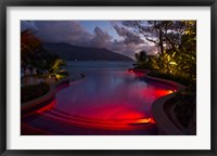 Framed Resort, Pool, Northolme Hotel, Mahe Island, Seychelles