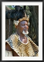 Framed South Africa, KwaZulu Natal, Zulu tribe chief