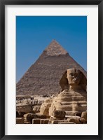 Framed Sphinx and Pyramid, Giza, Egypt