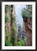 Framed Stone Spires, Zhangjiajie National Forest Park, Hunnan, China