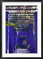 Framed Villa Courtyard, Marrakech, Morocco