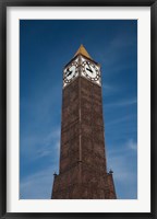 Framed Tunisia, Tunis, Avenue Habib Bourguiba, Clock tower