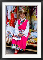 Framed Withtibetan Traditional Clothing Display, Yunnan Province, China