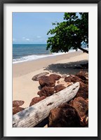 Framed View of the ocean on the Gulf of Guinea, Libreville, Gabon