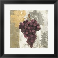 Framed Acanthus and Paisley With Grapes  I